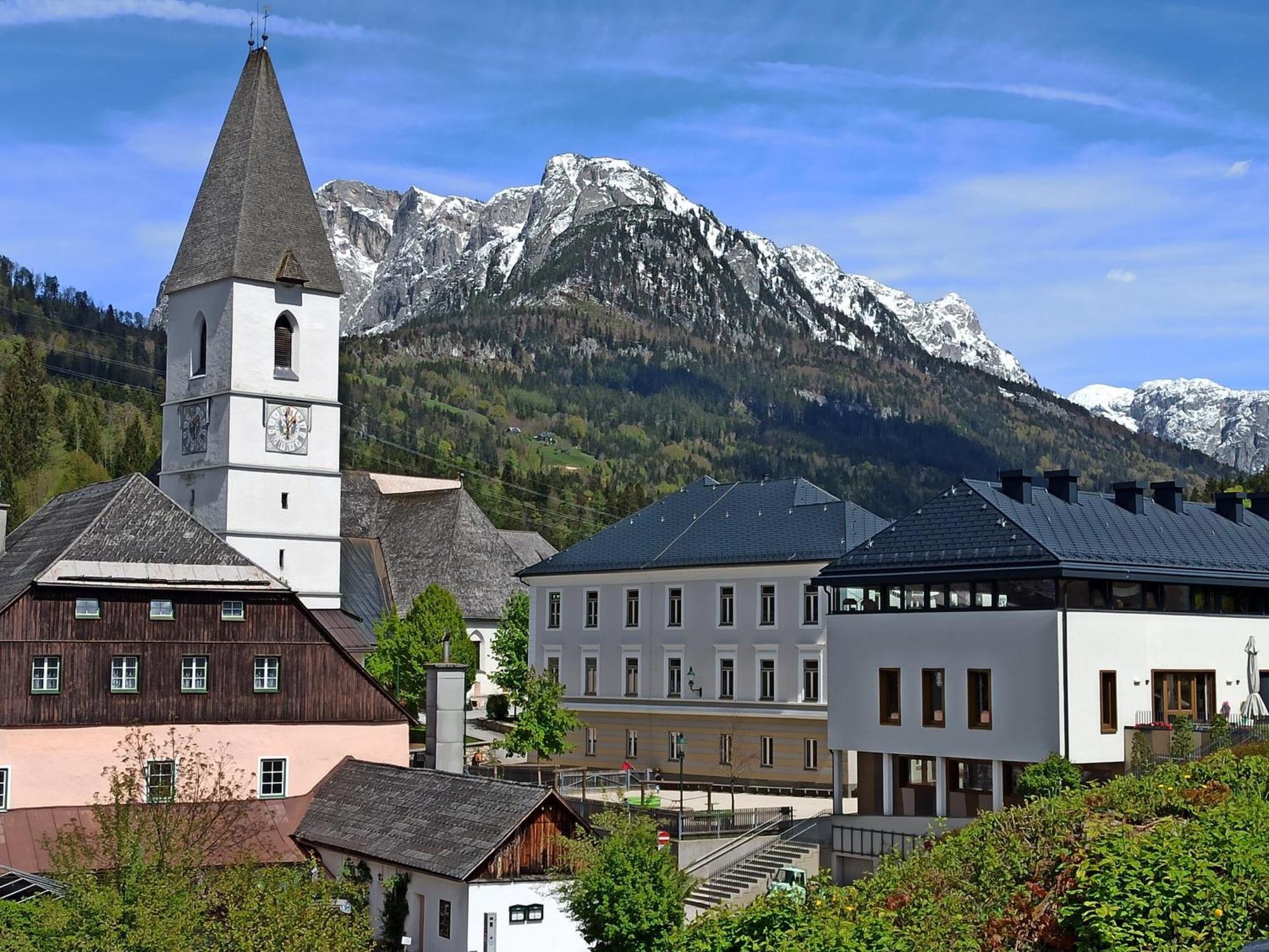Ferienwohnung An Der Traun Bad Aussee Esterno foto